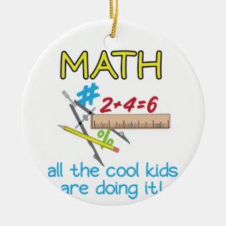 Ornamento De Cerâmica Matemática