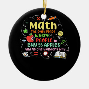 Ornamento De Cerâmica Matemática O Único Local Onde O Pessoas Comprar 55