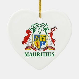 Ornamento De Cerâmica Maurícia - emblema/bandeira/brasão/símbolo