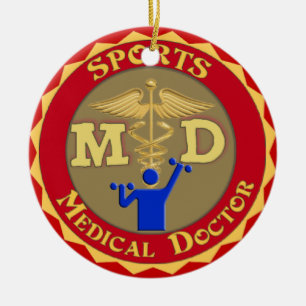 ORNAMENTO DE CERÂMICA MD SPORTS MÉDICO ORNAM