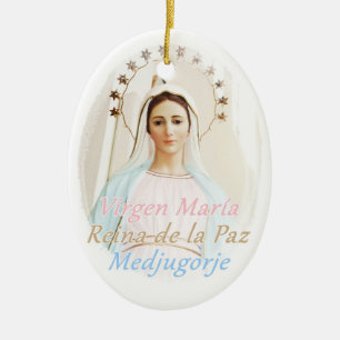 Ornamento De Cerâmica Medalla cerámica Medjugorje