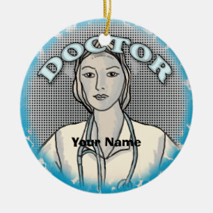 Ornamento De Cerâmica Médica retrô