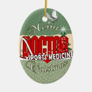 ORNAMENTO DE CERÂMICA MÉDICO DE MEDICAMENTOS DESPORTIVOS DE NATAL