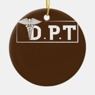 Ornamento De Cerâmica Médico De Terapêutica Física De DPT Estudantes 