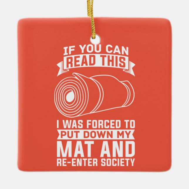 Ornamento De Cerâmica Meditação Yoga Instrutor Yogi Zen (Frente)