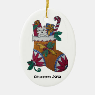 Ornamento De Cerâmica Meias enchidas toda