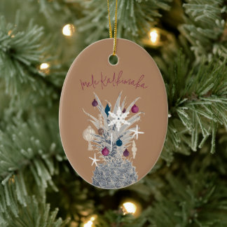 Ornamento De Cerâmica Mele Kalikimaka, Açúcar
