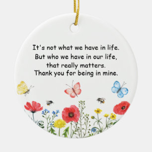 Ornamento De Cerâmica Melhor Amigo Keepsasael, Amizade Bauble, Obrigado