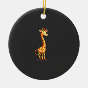 Ornamento De Cerâmica Melhor Arte de Girafa para Homens e Mulheres Adult