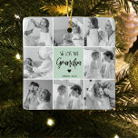 Ornamento De Cerâmica Melhor Avô Simples Moderno, Alguma Vez Pastel Mint<br><div class="desc">Melhor Avô Simples Moderno,  Alguma Vez Pastel Mint Gift</div>