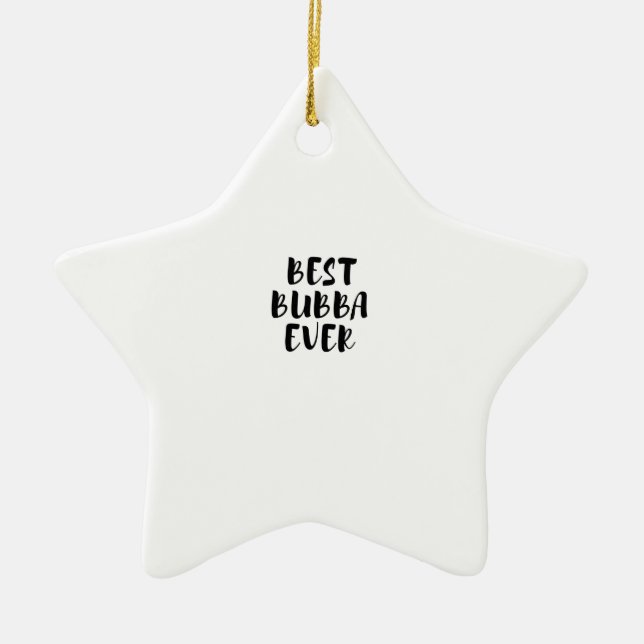 Ornamento De Cerâmica Melhor buba de sempre (Frente)