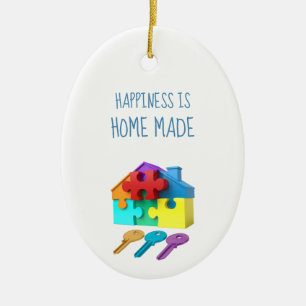 Ornamento De Cerâmica Melhor Corretor de Imóveis Personalizado de Todos