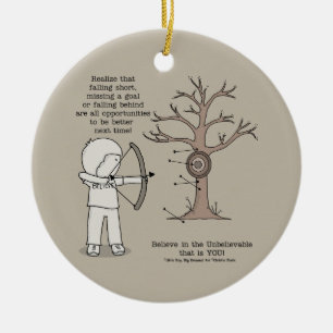 Ornamento De Cerâmica Melhor na próxima vez