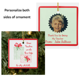 Ornamento De Cerâmica Melhores presentes para professores de férias de a