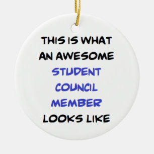 Ornamento De Cerâmica membro do conselho estudantil, incrível