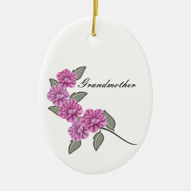 Ornamento De Cerâmica Memória de ... (Frente)