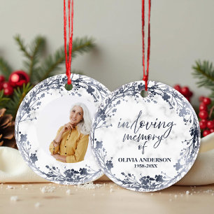 Ornamento De Cerâmica Memória Personalizada em Amor Memorial