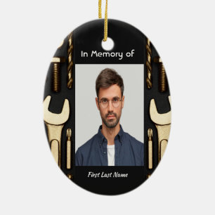 Ornamento De Cerâmica Memorial Christian Photo Prayer Tools Mecanic