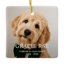 Memorial de Foto Simples Personalizado para Pet