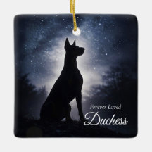 Memorial de Nome Personalizado Doberman Pinscher