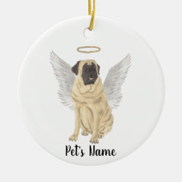 Ornamento De Cerâmica Memorial de Simpatia Mastiff