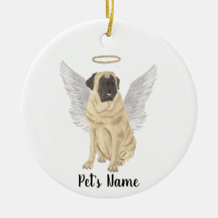 Ornamento De Cerâmica Memorial de Simpatia Mastiff