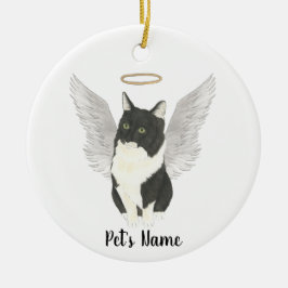 Ornamento De Cerâmica Memorial de Simpatia para Gato Ragamuffin de Smoki