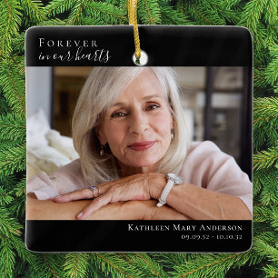 Ornamento De Cerâmica Memorial Keepape Para sempre em nossos corações