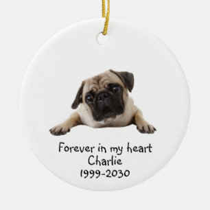 Ornamento De Cerâmica Memorial Keepsasakue Cão Pet Animal Cerâmica Ornam