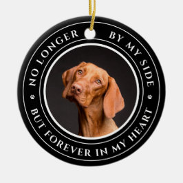 Ornamento De Cerâmica Memorial Personalizado de Cachorro com Foto Para S