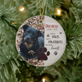 Ornamento De Cerâmica Memorial Pet Personalizado Lembrança