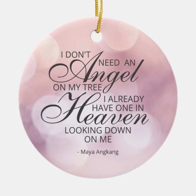 Ornamento De Cerâmica Memorial Photo Ornament (Frente)