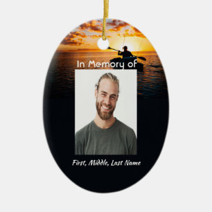 Ornamento De Cerâmica Memorial Pocket Card Kayaking Esporte