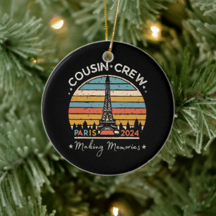 Ornamento De Cerâmica Memórias do Fazer de Paris, França, 2024