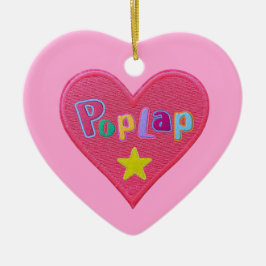 Ornamento De Cerâmica Menina personalizada/personalizada do POPLAP Afrik