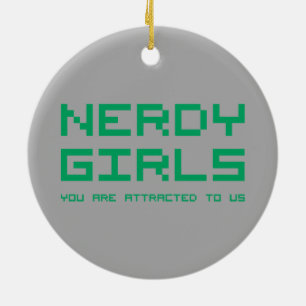 Ornamento De Cerâmica Meninas Nerdy 2