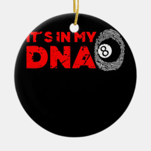 Ornamento De Cerâmica Mens está na minha Piscina de DNA, jogador Billia