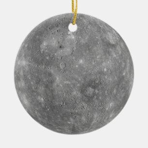 Ornamento De Cerâmica Mercúrio Planeta