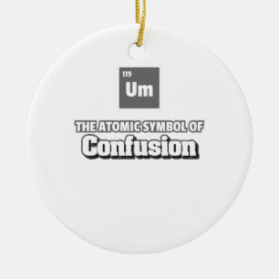Ornamento De Cerâmica Mesa Periódica - Um Elemento de Confusão