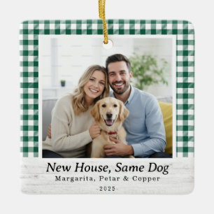 Ornamento De Cerâmica Mesmo Cachorro, Nova Casa - Foto de Verificação de