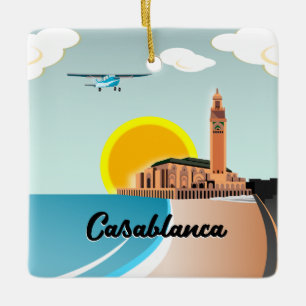 Ornamento De Cerâmica Mesquita Hassan II Casablanca Marrocos