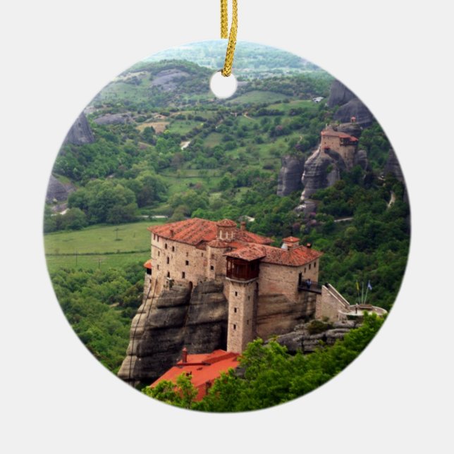 Ornamento De Cerâmica Meteora - Tessália (Frente)