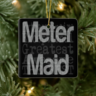 Ornamento De Cerâmica Meter Maid Extraordinaire