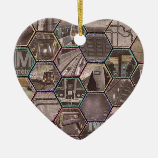 Ornamento De Cerâmica Metro da C.C. (Frente)