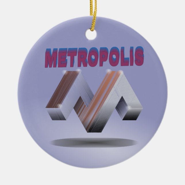Ornamento De Cerâmica metrópole (Frente)