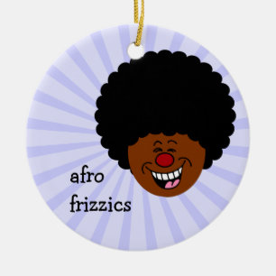 Ornamento De Cerâmica Meu cabelo desafia a lei da gravidade e astrofísic