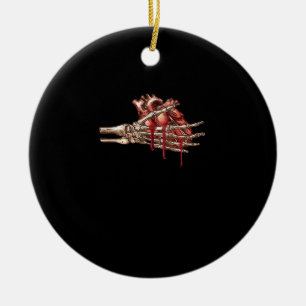 Ornamento De Cerâmica Meu Coração É Clássico Em Suas Mãos