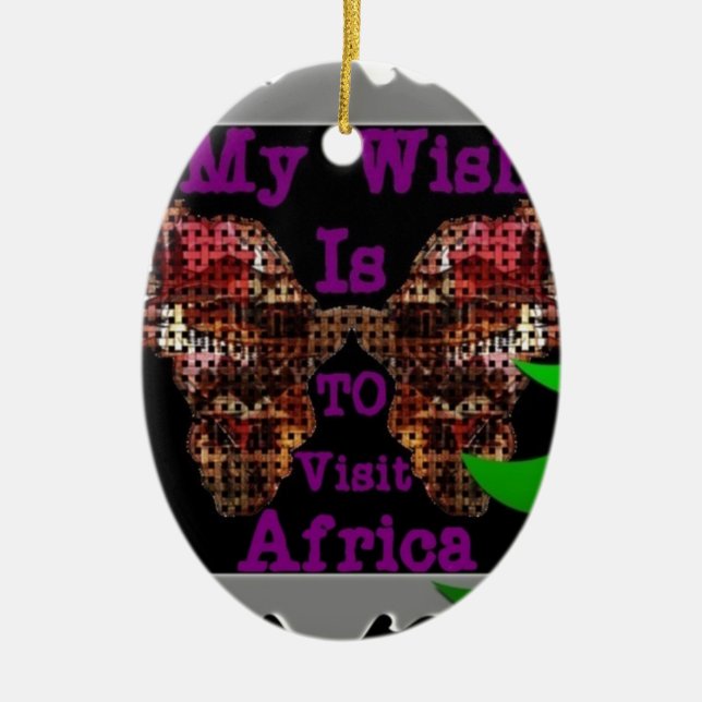 Ornamento De Cerâmica Meu desejo (Frente)