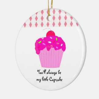 Ornamento De Cerâmica Meu Pequeno Cupcake
