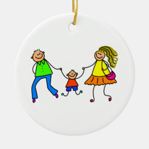 Ornamento De Cerâmica Meus pais